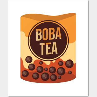 Funny Boba Tea DIY Halloween Costume Posters and Art